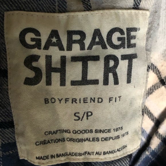 Classic Powder Baby Blue and Cream Plaid Shirt - Picture 3 of 3